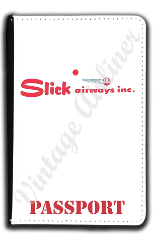 Slick Airways Logo Passport Case