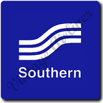 Southern Airways Logo Square Coaster