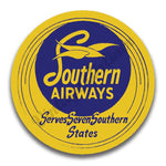 Southern Airways Round Vintage  Magnets