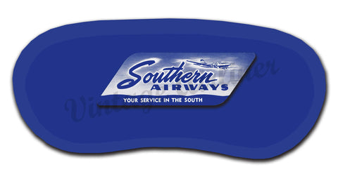 Southern Airways Vintage Bag Sticker Sleep Mask