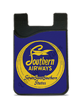Southern Airways Round Vintage Bag Sticker Card Caddy