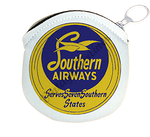 Southern Airways Vintage Bag Sticker Round Coin Purse