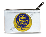 Southern Airways Round Vintage Bag Sticker Rectangular Coin Purse