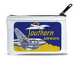 Southern Airways 1950's Vintage Bag Sticker Rectangular Coin Purse