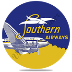 Southern Airways 1950's Vintage Round Coaster