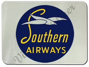 Southern Airways First Logo Glass Cutting Board