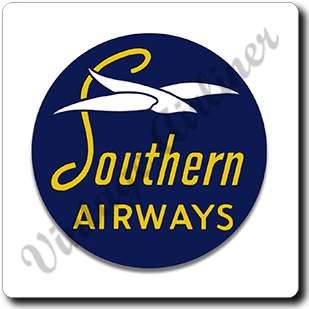Southern Airways Original Logo Square Coaster