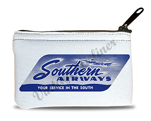Southern Airways Vintage Bag Sticker Rectangular Coin Purse