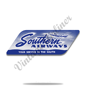 Southern Airways Vintage Round Coaster