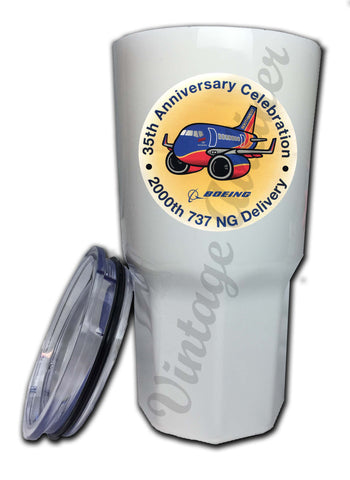 Southwest Airlines 35th Anniversary Bag Sticker Tumbler