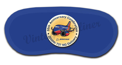 Southwest Airlines 35th Anniversary Bag Sticker Sleep Mask