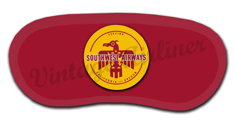Southwest Airways Vintage Sleep Mask