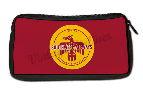 Southwest Airways Vintage Travel Pouch