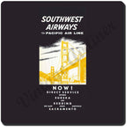 Southwest Airways The Pacific Air Line Vintage Coaster