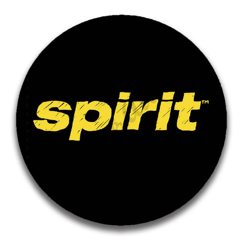 Spirit Airlines Black and Yellow Logo Magnets