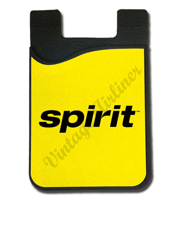 Spirit Airlines Black on Yellow Card Caddy