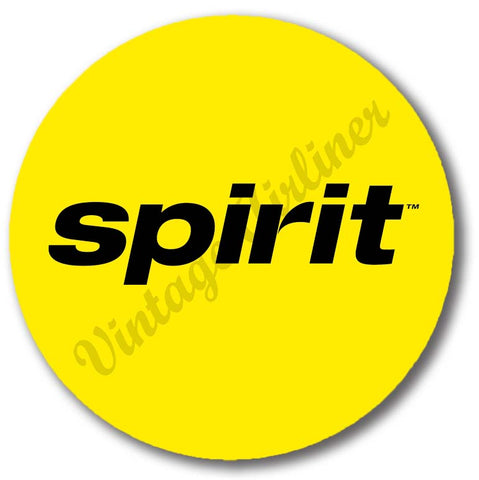 Spirit Airlines Black on Yellow Magnets