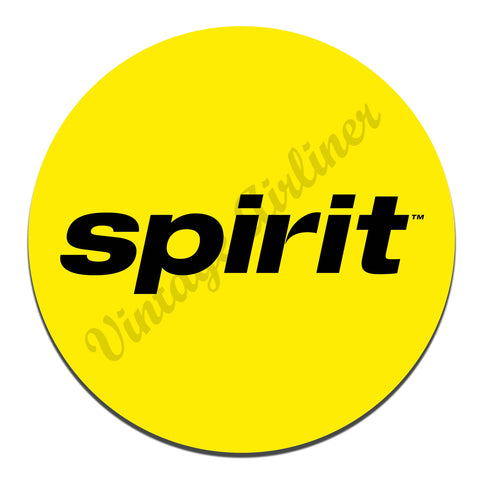 Spirit Airlines Black on Yellow Mousepad