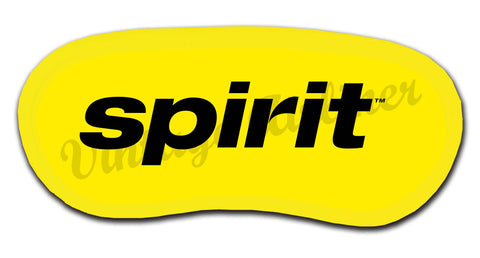 Spirit Airlines Black on Yellow Sleep Mask