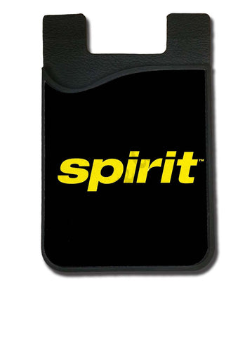 Spirit Airlines Yellow On Black Card Caddy