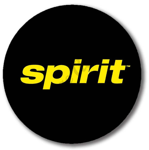 Spirit Airlines Yellow On Black Magnets