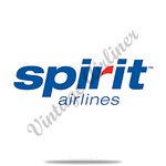 Spirit Airlines Old Logo Round Coaster