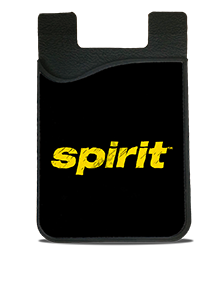 Spirit Airlines Black & Yellow Logo Card Caddy