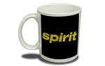 Spirit Airlines Black and Yellow Logo  Coffee Mug