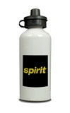 Spirit Airlines Black and Yellow Logo Aluminum Water Bottle