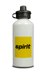 Spirit Airlines Yellow and Black Logo Aluminum Water Bottle