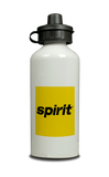 Spirit Airlines Yellow and Black Logo Aluminum Water Bottle