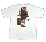 Add A Kid Toddler Female Flight Attendant T-shirt