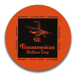 Transamerican Airlines Vintage Magnets