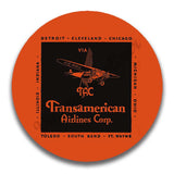 Transamerican Airlines Vintage Magnets