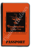 Transamerican Airlines Bag Sticker Passport Case