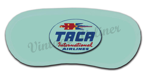 TACA Airlines Vintage Bag Sticker Sleep Mask