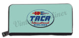 TACA Airlines Vintage Bag Sticker wallet