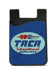 TACA Airlines Vintage Bag Sticker Card Caddy
