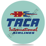 TACA Airlines Vintage Round Coaster