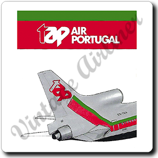TAP Air Portugal Square Coaster