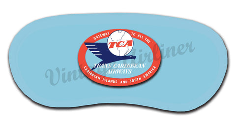 Trans Caribbean Airways Logo Sleep Mask