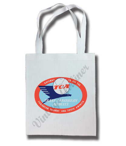 Trans Caribbean Airways Logo Tote Bag