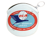 Trans Caribbean Airways Logo Round Coin Purse