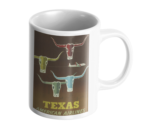 American Airlines Texas Coffee Mug