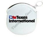 Texas International Logo Round Coin Purse