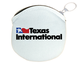 Texas International Logo Round Coin Purse