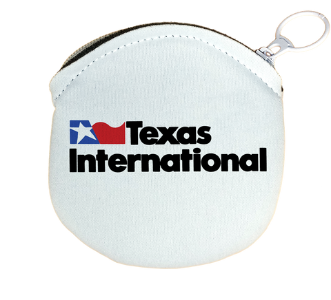 Texas International Logo Round Coin Purse