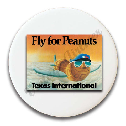 Texas International Fly for Peanuts Magnets