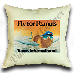Texas International Fly for Peanuts Linen Pillow Case Cover