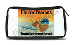 Texas International Fly for Peanuts Travel Pouch